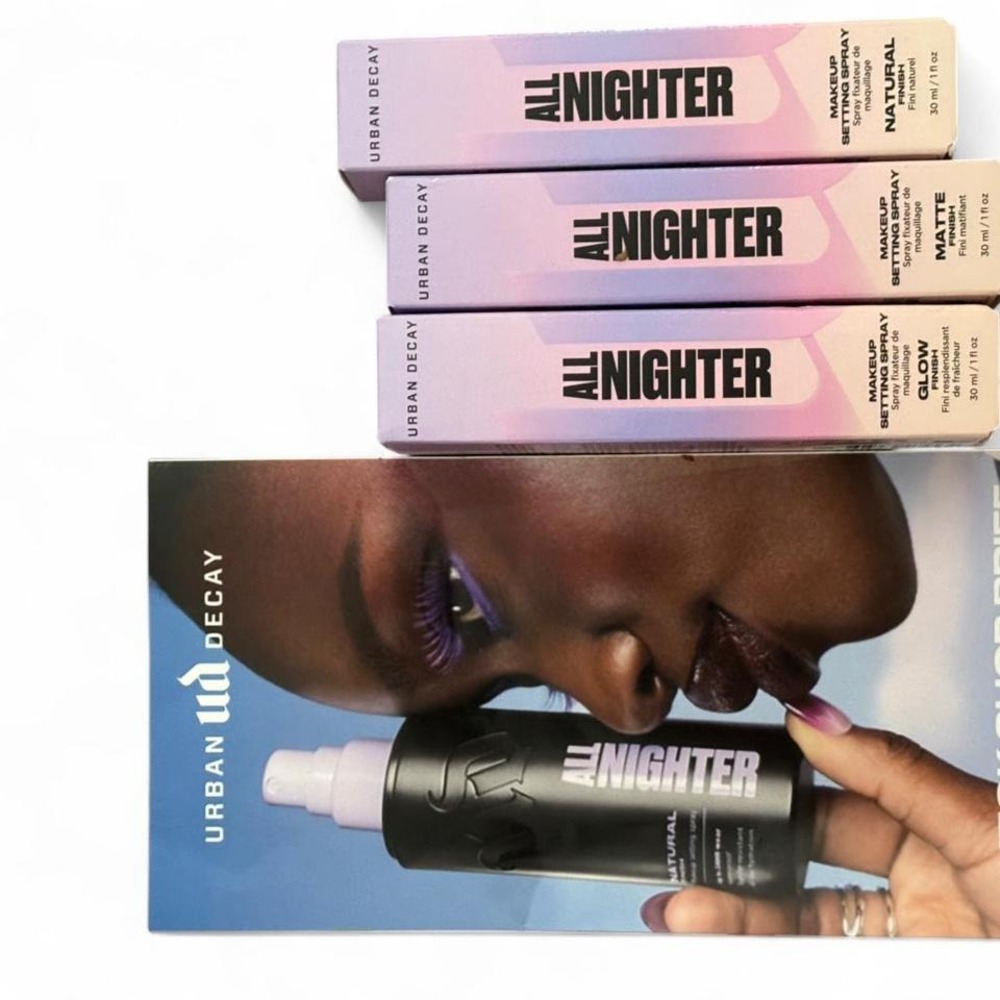 Urban‎ Decay All Nighter Setting Spray Set ✨ includes Glow, Matte & Natural - Picture 4 of 8